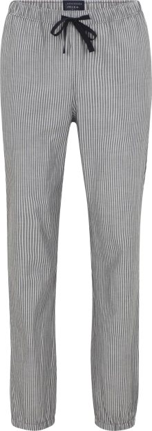 SCHIESSER Pyžamové kalhoty chladná modrá / bílá