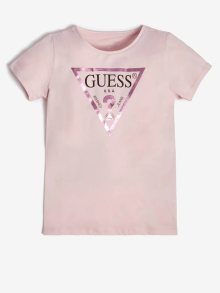 Světle růžové holčičí tričko Guess - 104