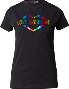 Love Moschino Tričko \'MAGLIETTA\' mix barev / černá