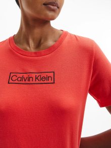 Dámské tričkové šaty Calvin Klein QS6800E | červená | XL