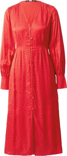 Karl Lagerfeld Košilové šaty červená / rubínově červená