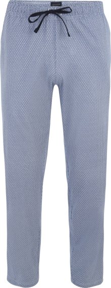SCHIESSER Pyžamové kalhoty námořnická modř / bílá