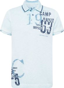 CAMP DAVID Tričko námořnická modř / světlemodrá