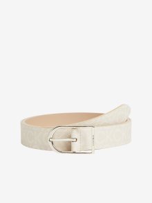 Béžový dámský vzorovaný pásek Calvin Klein - 80