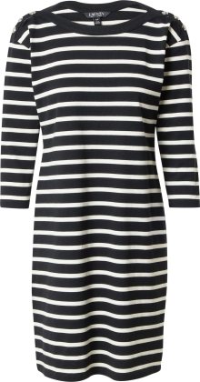 Lauren Ralph Lauren Šaty \'DOUGAL\' černá / bílá