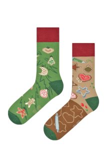 Ponožky Spox Sox Vánoční perníčky 36-46 multicolor 44-46