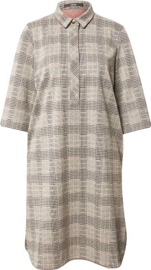 Esprit Collection Košilové šaty béžová / šedobéžová