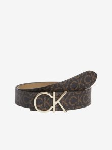 Hnědý dámský kožený oboustranný pásek Calvin Klein - 75