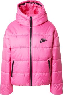 Nike Sportswear Zimní bunda pink / černá