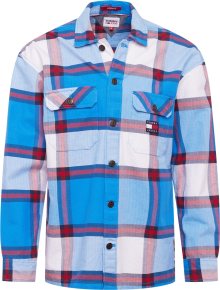 Tommy Jeans Košile námořnická modř / světlemodrá / červená / bílá