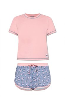 Dámské pyžamo A05135-0EGAY-E5910 - růžová - Diesel S Růžová