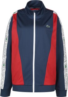 Lacoste Sport Sportovní mikina s kapucí tmavě modrá / zelená / červená / bílá