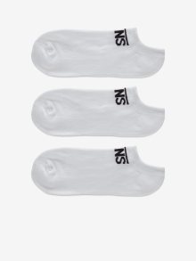 Sada tří párů ponožek v bílé barvě VANS - ONE SIZE
