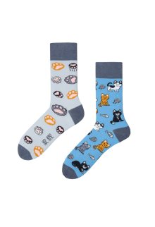 Dámské nebo pánské ponožky Spox Sox Kočičky 36-46 Vícebarevné 44-46