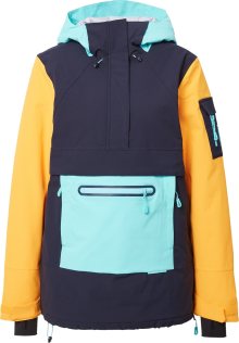 ICEPEAK Outdoorová bunda \'CESENA\' marine modrá / aqua modrá / zlatě žlutá