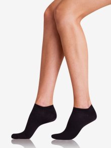 COTTON IN-SHOE SOCKS 2x - Dámské krátké ponožky 2 páry - černá - 38