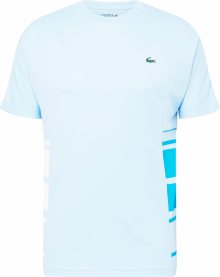 Lacoste Sport Funkční tričko nebeská modř / světlemodrá / zelená / bílá