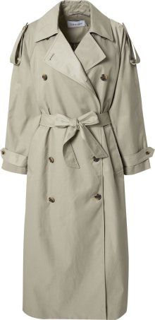Calvin Klein Přechodný kabát šedobéžová