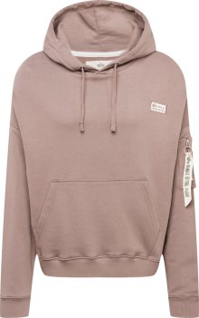 ALPHA INDUSTRIES Mikina světle hnědá
