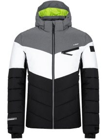 Pánská lyžařská bunda LOAP ORISINO Černá/Bílá/Šedá