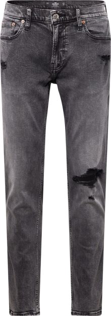 HOLLISTER Džíny černá džínovina