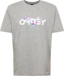OAKLEY Funkční tričko \'RETRO FROG\' šedý melír / mix barev