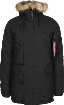 ALPHA INDUSTRIES Zimní bunda \'Explorer\' černá
