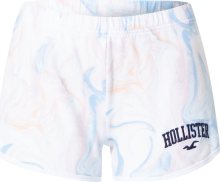 HOLLISTER Kalhoty námořnická modř / světlemodrá / jasně oranžová / offwhite