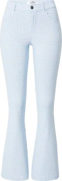 HOLLISTER Kalhoty námořnická modř / světlemodrá / bílá