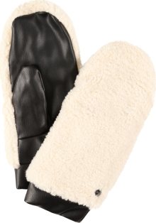 ESPRIT Palčáky krémová / černá