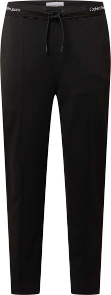 Calvin Klein Jeans Kalhoty \'GALFOS\' černá / bílá