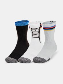 Ponožky Under Armour UA Heatgear Novelty Crew - bílá - 40 1/2-44 1/2