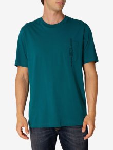 Tmavě zelené pánské tričko Diesel T-Just-Pocket Maglietta  - XL