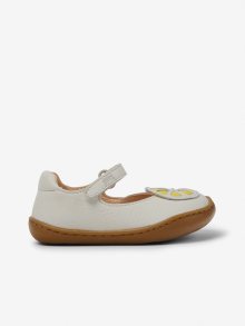 Béžové holčičí vzorované kožené sandály Camper - 21