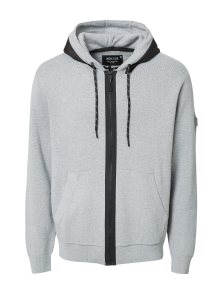 INDICODE JEANS Kardigan \'Lima\' světle šedá / černá