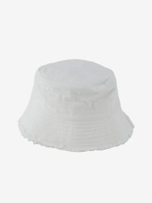 Bílý klobouk Pieces Selina - ONE SIZE