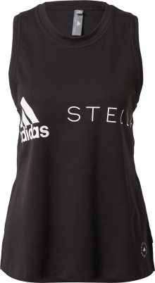 ADIDAS BY STELLA MCCARTNEY Sportovní top černá / bílá