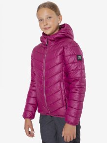 Tmavě růžová holčičí prošívaná zimní bunda s kapucí SAM 73 Hermiona - 104