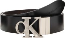 Calvin Klein Jeans Opasek černá / stříbrná