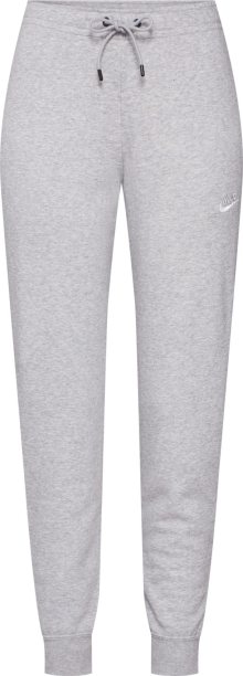 Nike Sportswear Kalhoty \'W NSW ESSNTL PANT TIGHT FLC\' světle šedá