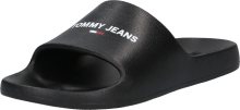 Tommy Jeans Pantofle červená / černá / bílá