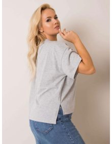 Dámské tričko plus size Juanita RUE PARIS šedé
