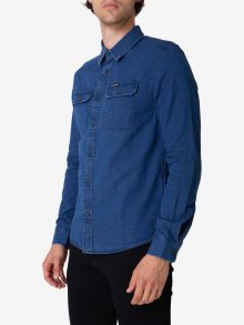 Modrá pánská džínová košile Calvin Klein Jeans - M