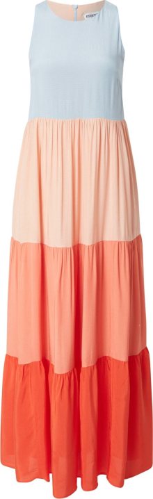 Essentiel Antwerp Letní šaty \'BENTE\' světlemodrá / broskvová / lososová / oranžově červená
