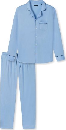 SCHIESSER Pyžamo dlouhé \'Selected Premium Inspiration\' modrá / světlemodrá