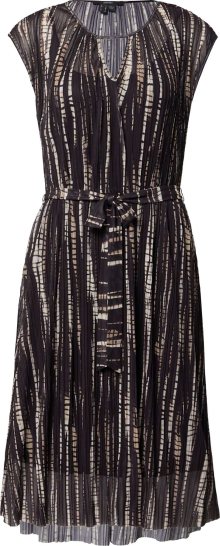 Esprit Collection Šaty béžová / tmavě béžová / antracitová