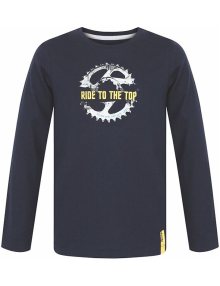 Chlapecké triko LOAP BILI Modrá/Bílá/Žlutá