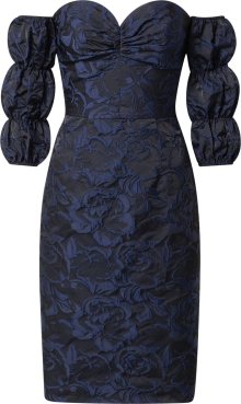 Chi Chi London Koktejlové šaty modrá / černá