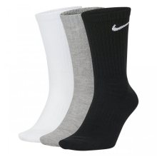 Pánské ponožky 3páry - SX7676-010 - Nike 38-42 černá/šedá/bílá