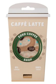 Ponožky SOXO CAFFE LATTE  MULTIKOLOR 35-40